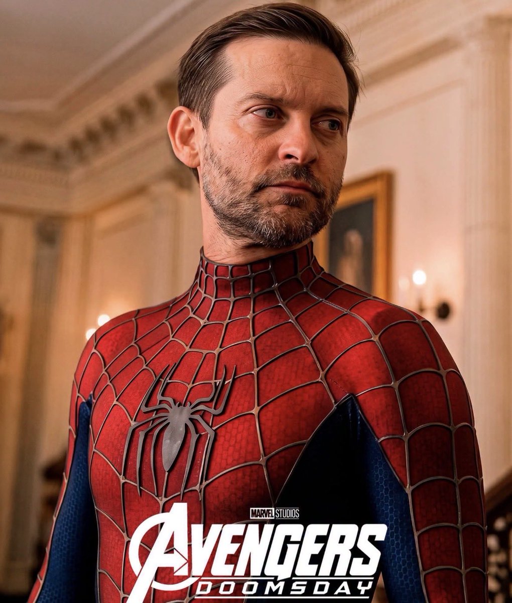 cubagam's tweet photo. ALERTE ⚠️ SPOILERS DOOMSDAY : Tout ce que l'on sait sur le Spider-Man de Tobey Maguire d'après les fuites : → Son temps d'écran est de près de 4 minutes. → Il se bat contre Deadpool et Wolverine. → Il parvient à retarder l'explosion d'une bombe. https://t.co/ipdj3yiOHu