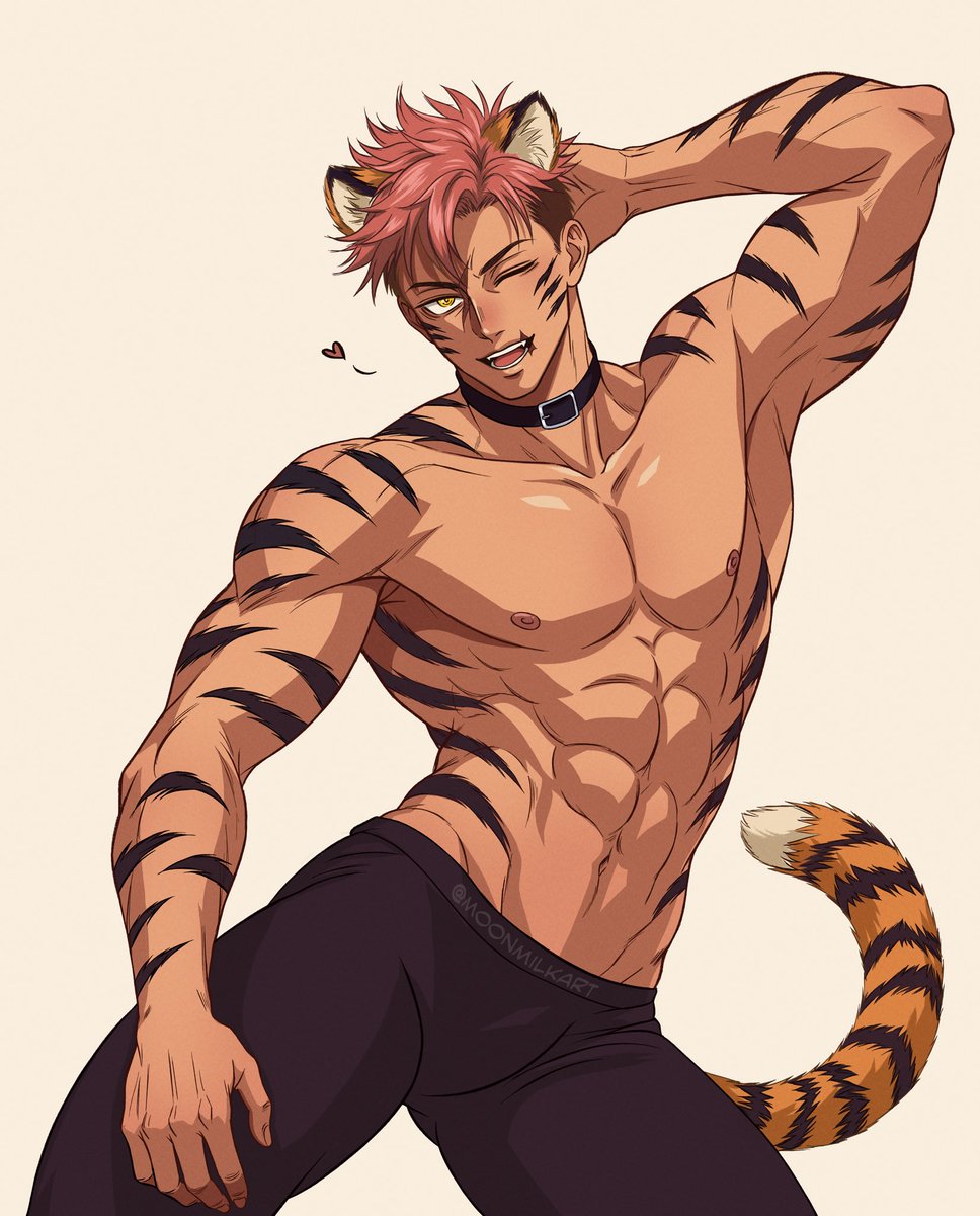 moonmilkart's tweet photo. Meow 🐯 #yuji #yujiitadori #jjk https://t.co/hx6QKVA2ae