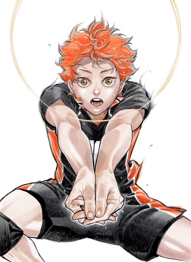 DiscussingMdia's tweet photo. Haruichi Furudate has created a brand-new illustration for ‘HAIKYU!!’. https://t.co/vUjKxeHHwI
