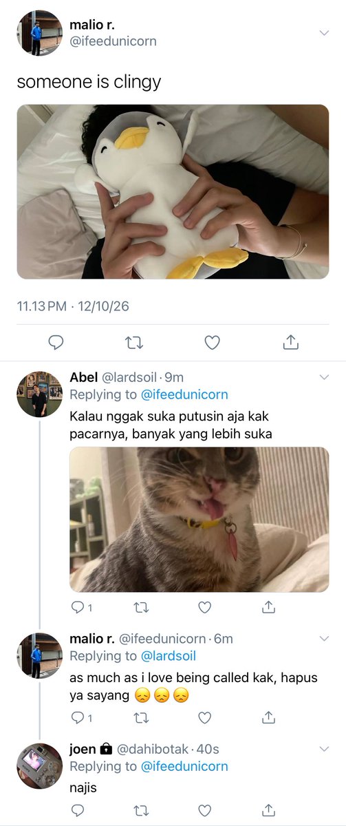 deanmothism's tweet photo. #williamest one tweet local au ☆
📍w as malio — e as abel #iyobel 
someone is clingy after a date 😋 https://t.co/jXS2VGx9kS