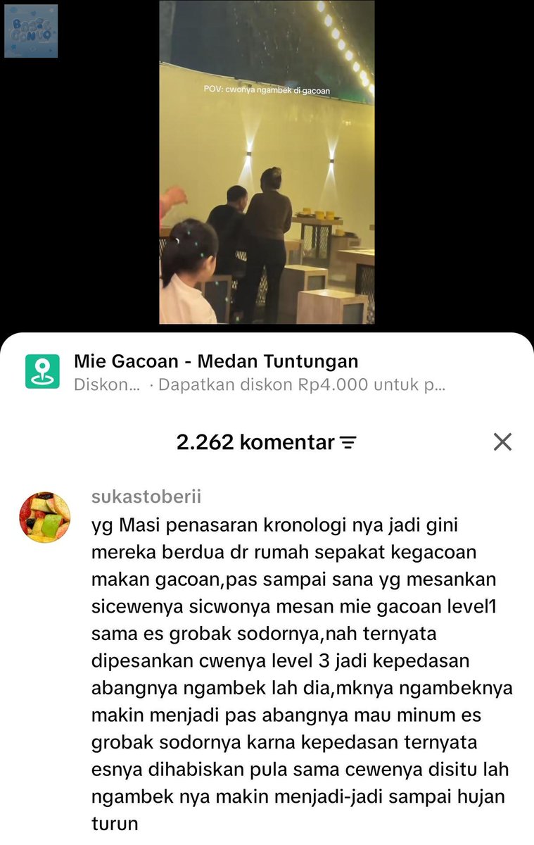 baseconvo's tweet photo. Ga ekspek cuma gara2 salah pesen &amp; kepedesan sampe hujan2an begitu. Pdhl kan tinggal pesen lagi. Mana infonya mereka hujan2an hampir 3 jam. Kasian bgt cewe nya ih 💙 https://t.co/QqoTIPLSOB