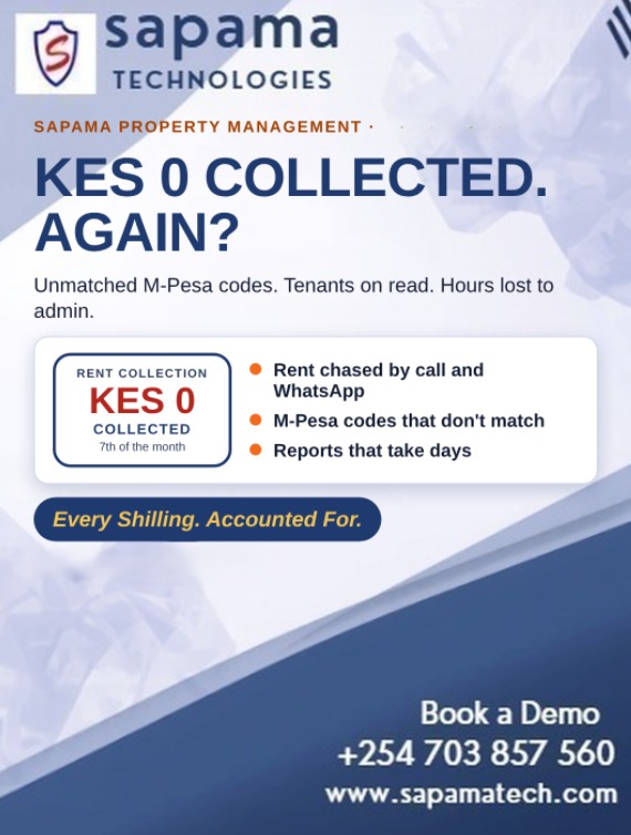 sapamatech's tweet photo. KES 0 collected; déjà vu strikes again.
M-Pesa codes playing hide-and-seek, tenants ghosting like pros, and admin hours vanishing into the abyss.
Every shilling, counted like it’s the last biscuit in the jar.
#PropertyManagement #RentCollection #Mpesa #Landlord #RentManagement https://t.co/laxxtcHiNF