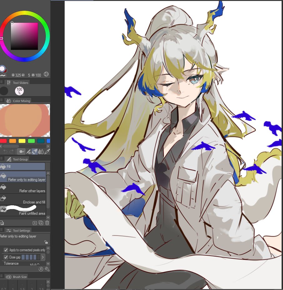 _naoooel's tweet photo. Shu wip 🐉 

#Arknights #アークナイツ https://t.co/3RNYKjNjgm