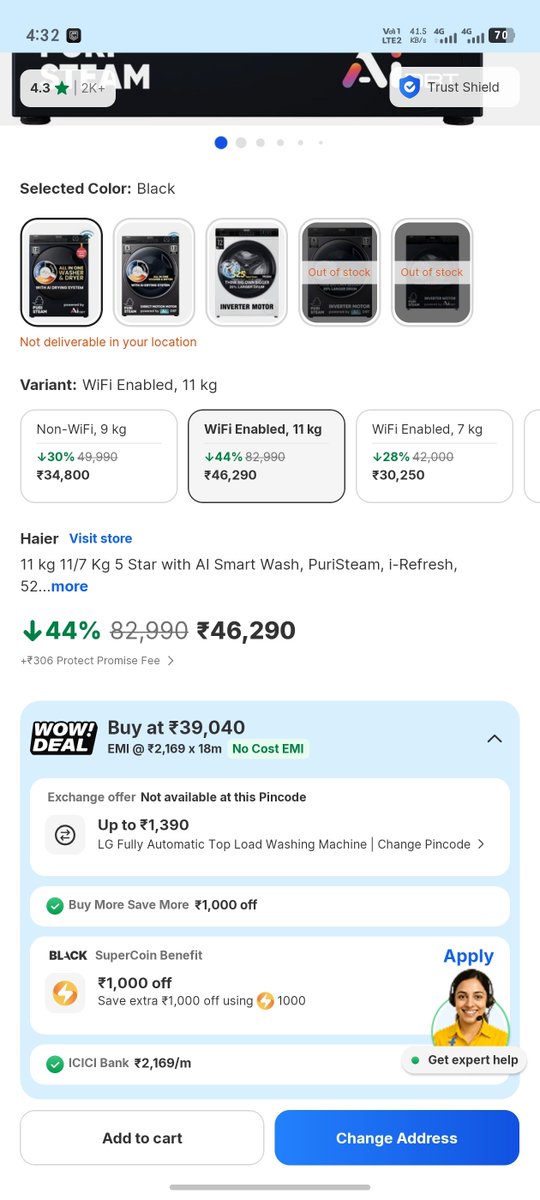 kitty_kuttyy's tweet photo. Pov : You paid money to buy extra discount coupons but your wishlist became unavailable just for your location.

How can this countryallow @Flipkart Scam?? @nch1915 @jagograhakjago 

I paid money on their curated link for discounts, but nothing available when sale started https://t.co/t0mZjn6FcA