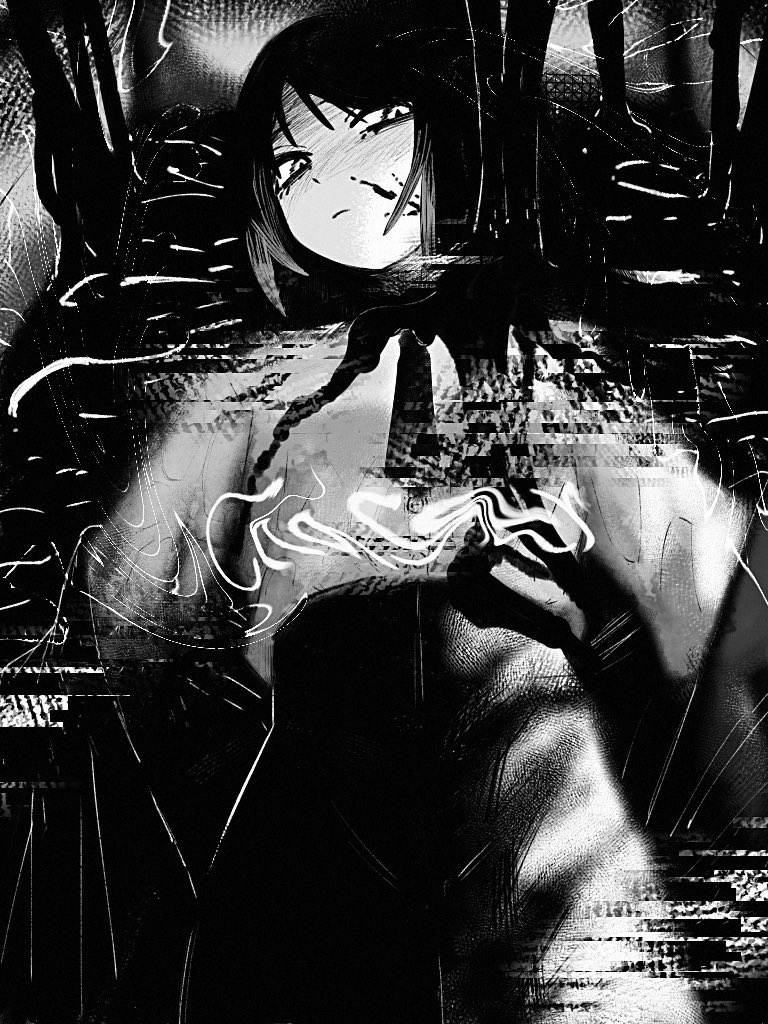 zero1history's tweet photo. #三連休はフォロワーさんが増えるらしい 
モノクロ絵が好きです https://t.co/5j8lDiJpfw