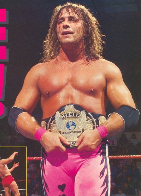 90sWWE's tweet photo. 34 years ago today, Bret Hart defeated Ric Flair to become WWF champion for the first time 🙌🏻 https://t.co/9HIa6EyQpo