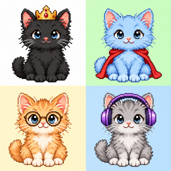 BoxXcatRH's tweet photo. How to adopt: Send your preferred kitten traits in our X group chat! 🐱

Format:[Hair color] + [Background color] + [1 Accessory] + [Your 0x Address]
Example:Black cat, white background, Crown, 0x123...

📌 Rules:
Only 1 accessory per cat (e.g., choose a Crown, Cape, OR Scepter—not all three!).

You can also pick other items like a straw hat, shirt, etc.

Every kitten is 100% unique—duplicate requests are invalid! First come, first served!