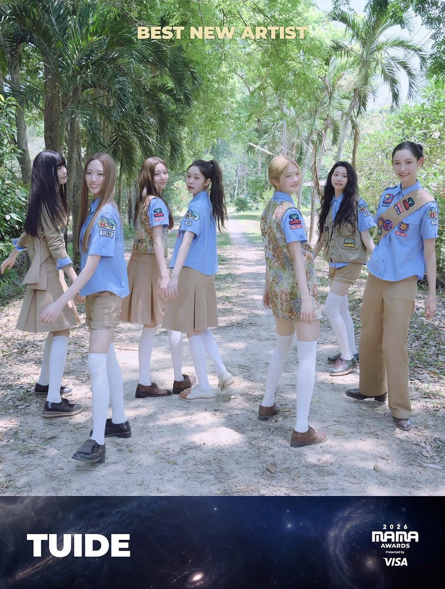 TUIDEBRASIL's tweet photo. TUIDE está indicado para o 'Best New Artist' e 'Fans' Choice Female' do MAMA 2026

TODO MUNDO VOTE NO TUIDE NO APP MNET + 🗳️

#TUIDE #튜이드 @TUIDE_official https://t.co/x9zKnmFiFc