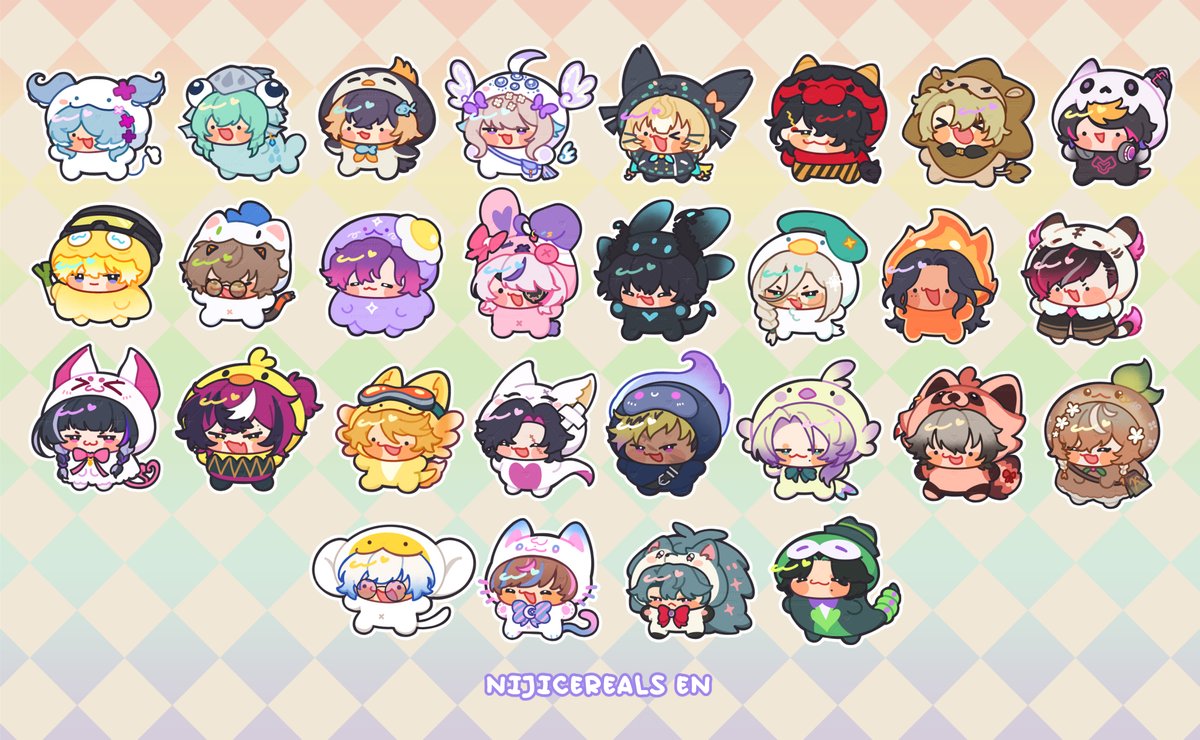 mikaela_leo's tweet photo. NijiCereals EN assemble! 🌈 https://t.co/8RayThf5Qe