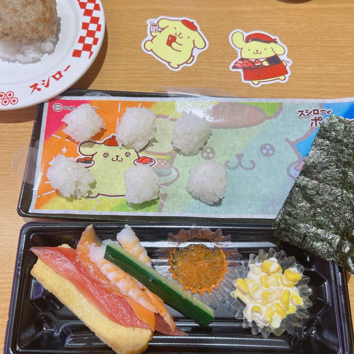 tag_00tg's tweet photo. ポムポムプリンの寿司
米ちいさすぎてかわいい https://t.co/pCin24qd7G