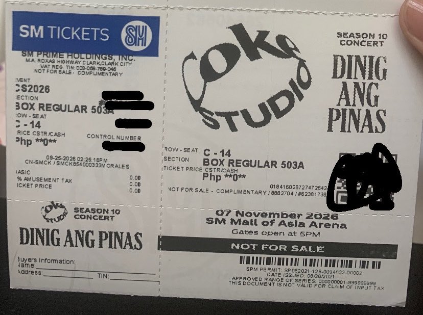 _notyourkyl's tweet photo. 🚨 GIVE AWAY ALERT! 🚨 
Coke Studio 10 November 7,2026

1 Box Regular Tix (Physical Tix)

Rules: 
Must be FOLLOW,like and retweet (With Watermark and Time)
vote to BINI in https://t.co/mF9xCDOQyx (With watermark and time)
Deadline until October 25!! https://t.co/okrJxzo3Jb