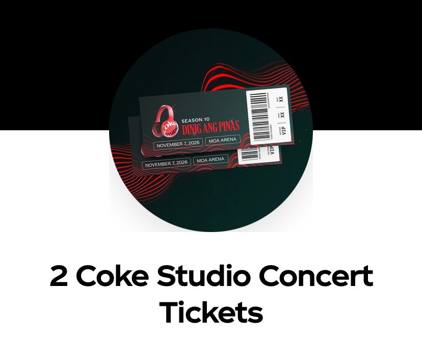 _notyourkyl's tweet photo. 🚨 GIVE AWAY ALERT! 🚨 
Coke Studio 10 November 7,2026

1 Box Regular Tix (Physical Tix)

Rules: 
Must be FOLLOW,like and retweet (With Watermark and Time)
vote to BINI in https://t.co/mF9xCDOQyx (With watermark and time)
Deadline until October 25!! https://t.co/okrJxzo3Jb