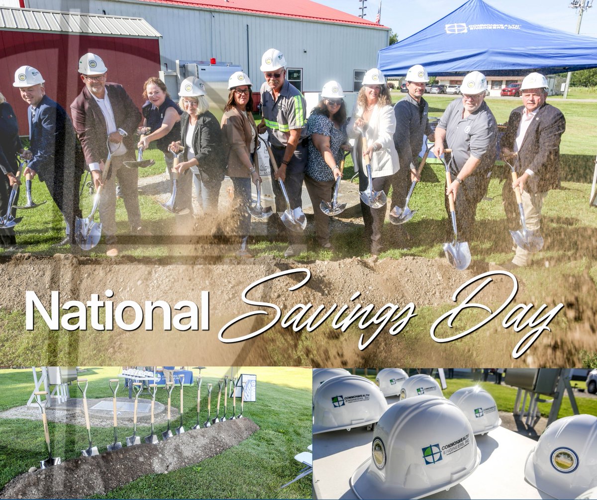 CommonwealthEng's tweet photo. 💧 Saving today. Planning for tomorrow. Master planning helps communities anticipate future infrastructure needs, prioritize projects, and invest wisely to build resilient water and wastewater systems. #NationalSavingsDay https://t.co/zO3b5I79Tg
