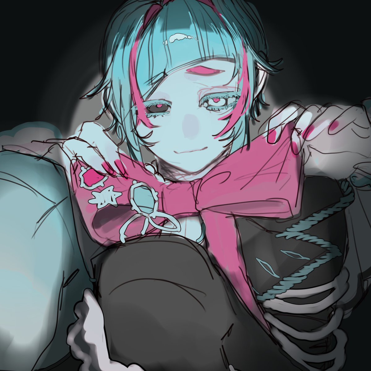 ebi_ebi_3's tweet photo. ビフォアフが楽しいから厚塗りしてるまである https://t.co/uJf1FP8JID