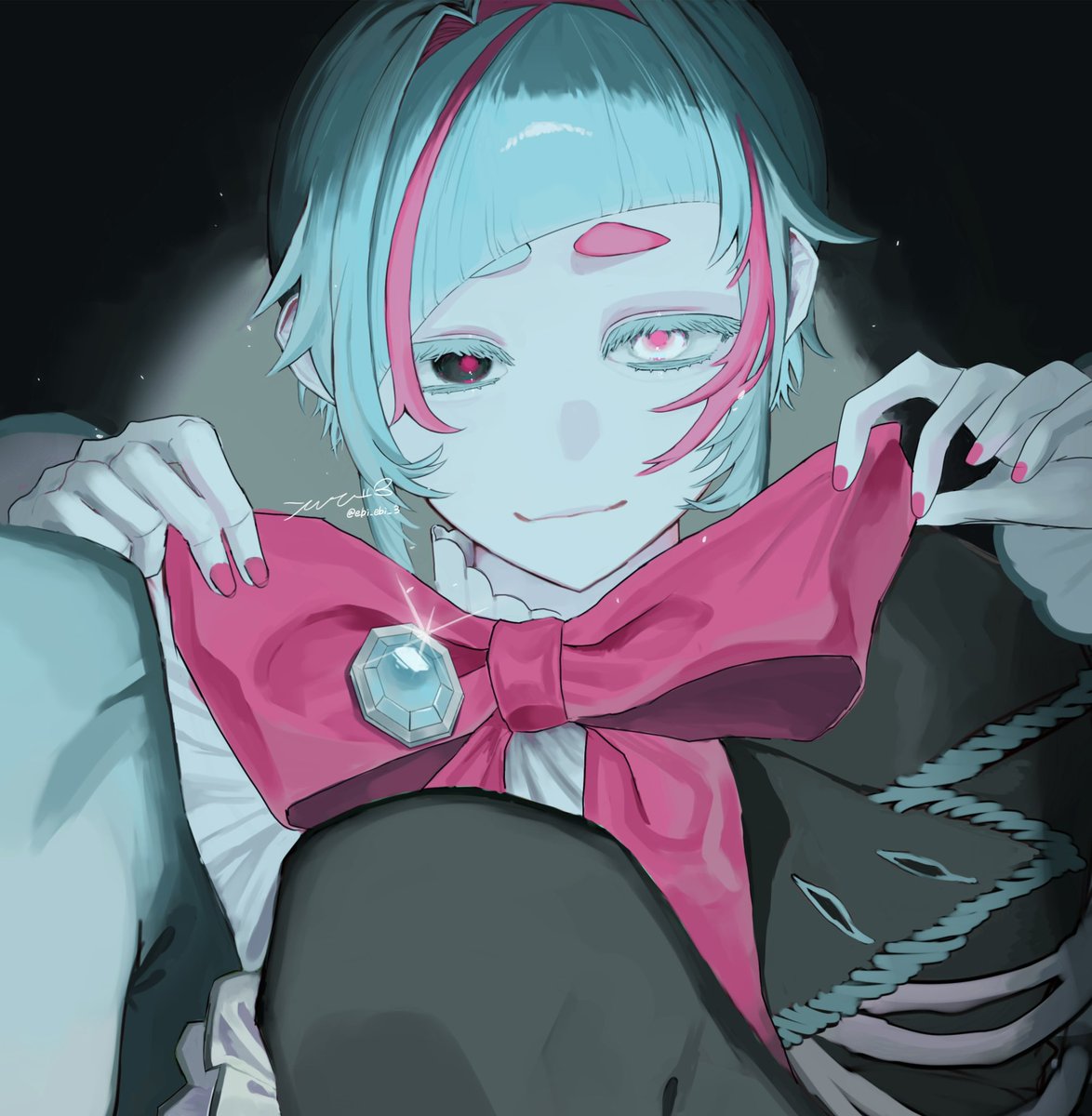 ebi_ebi_3's tweet photo. ビフォアフが楽しいから厚塗りしてるまである https://t.co/uJf1FP8JID