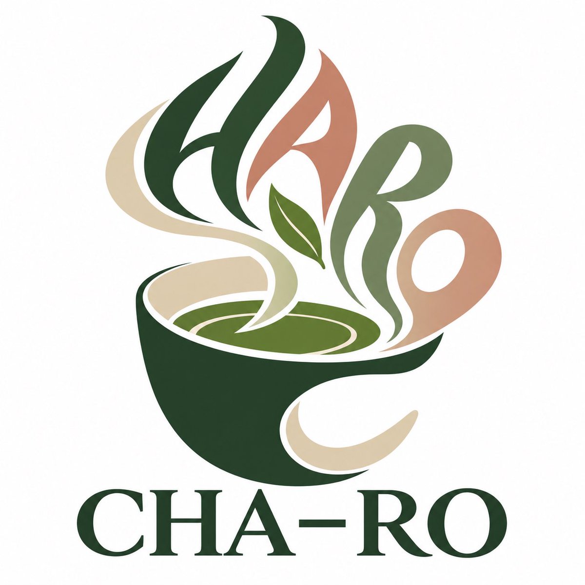 ugimalu_luapum's tweet photo. #CHAROロゴコンテスト

「一杯のお茶から、世界へ。」

CHA-ROの文字を茶器と湯気に見立て、ひとつのシンボルに融合しました。

「C」は、日本茶の温もりを伝える湯呑み。
「HARO」は、世界へと広がる想いを託した��気。
その湯気の中に一枚の茶葉をあしらい、茶づくりの原点から世界へ続く道を表現しています。

社名に込められた「茶路」と「茶炉」。
茶畑から世界へ続く道と、碾茶づくりを支える炉。
その二つの想いを、ひとつのシンボルに重ねました。

農業と製造業、伝統と革新、地域と世界。
若い茶農家の挑戦が、湯気のようにやわらかく、遠くまで届くように。

柔らかな曲線と落ち着いた色彩に、時代を超えて愛されるブランドへの願いを込めています。