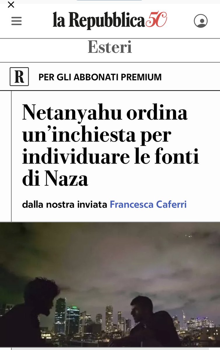 EverDissident's tweet photo. Da quando in qua si fanno inchieste su presunte balle pilotate dai nemici di Israele? 
Netanyahu maledetto. https://t.co/NDoNGX0qRr