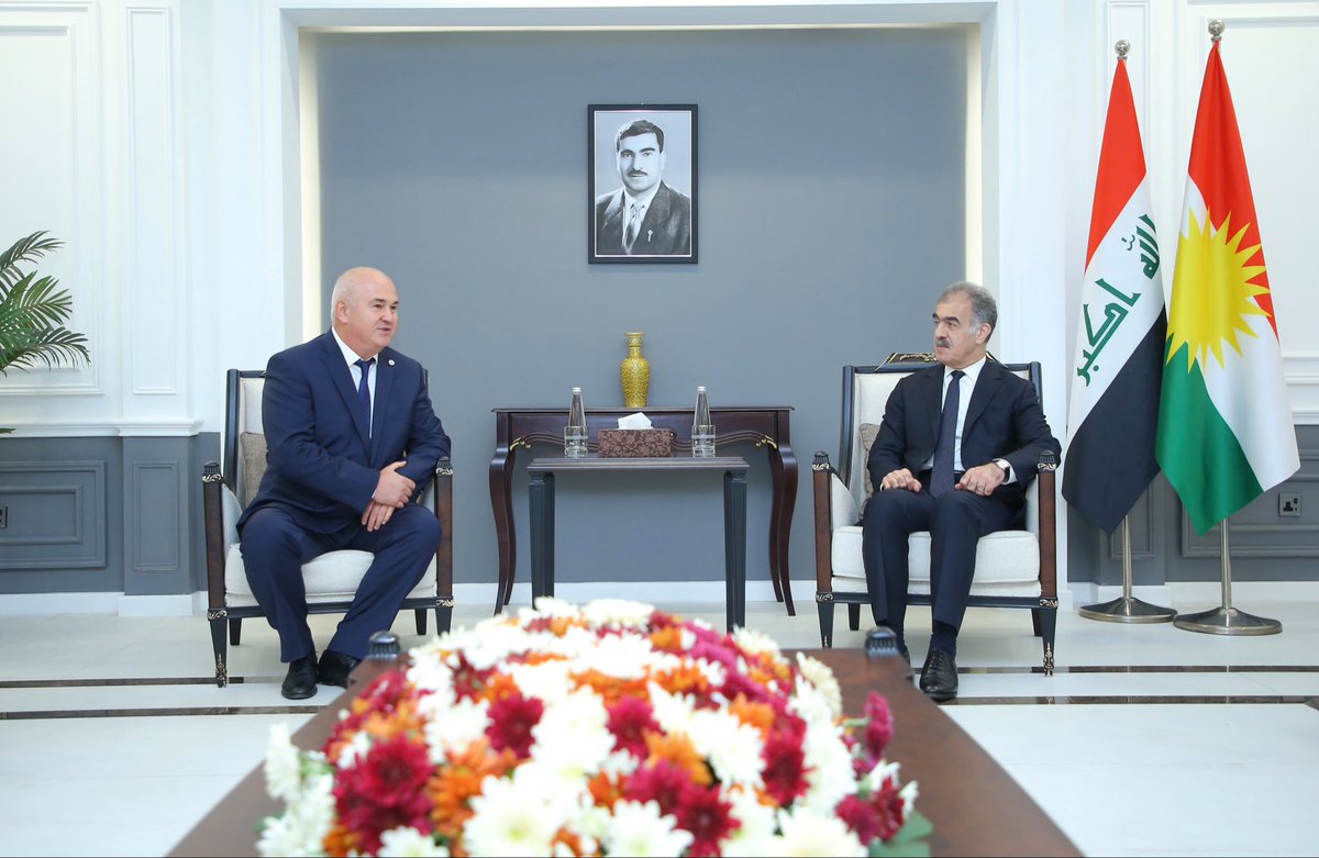 SafeenDizayee's tweet photo. Met with the new Head of @ICRC in the Kurdistan Region, Mukhamed Khavtsukov. Reaffirmed our full support for their valuable work and expressed appreciation for the organization’s past contributions. We also discussed expanding cooperation and key projects. https://t.co/UcBv2UQzuA