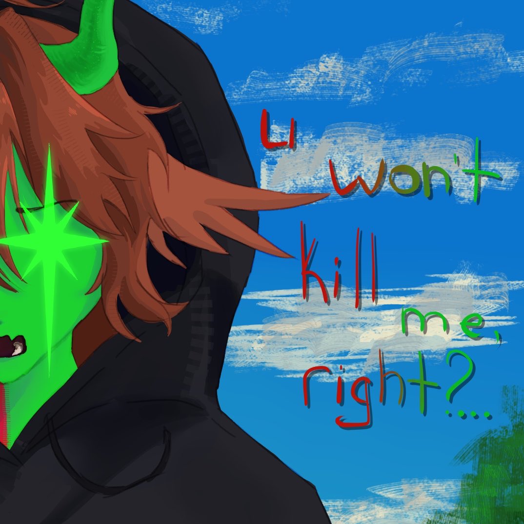 ADHD666BPM's tweet photo. wait wai wai #tricloverduo #evouraifanart #supzecfanart waiittt no evo dont blame yourself… https://t.co/wqXZyHPHzE
