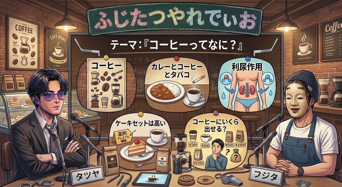 fujitatsyaradio's tweet photo. コーヒーみなさん飲んでますか？好きですか？？
うちのフジタはマジの時は２リットルいくらしいです。マジの時ってなんですか？
コーヒーの魅力を教えて欲しいんです！！！

https://t.co/mctIdoW7Ld

#podcast #ポッドキャスト #コーヒー #カフェ #cafe #喫茶店 #カフェイン #タバコ #カレー https://t.co/iGhiQ1HxZR