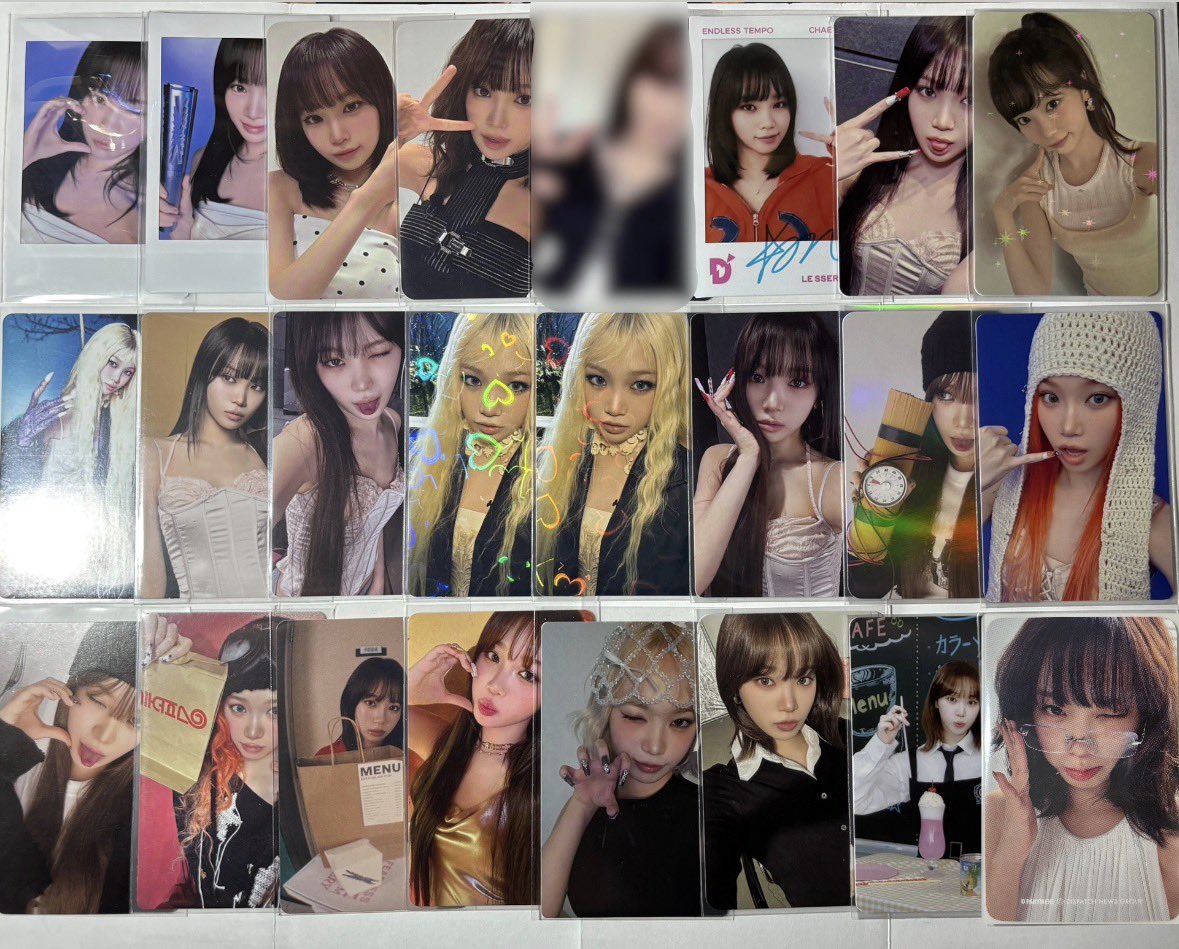 mi__ri131's tweet photo. LE SSERAFIM ルセラフィム 交換 買取

譲 画像

求 チェウォン、カズハ、買取

郵送希望
お気軽にお声掛けください🙇‍♀️
チェウォンのモザイクのものもお譲りできます。
 #ルセラフィム交換 #ルセラ交換 https://t.co/CQmxSQgAUU