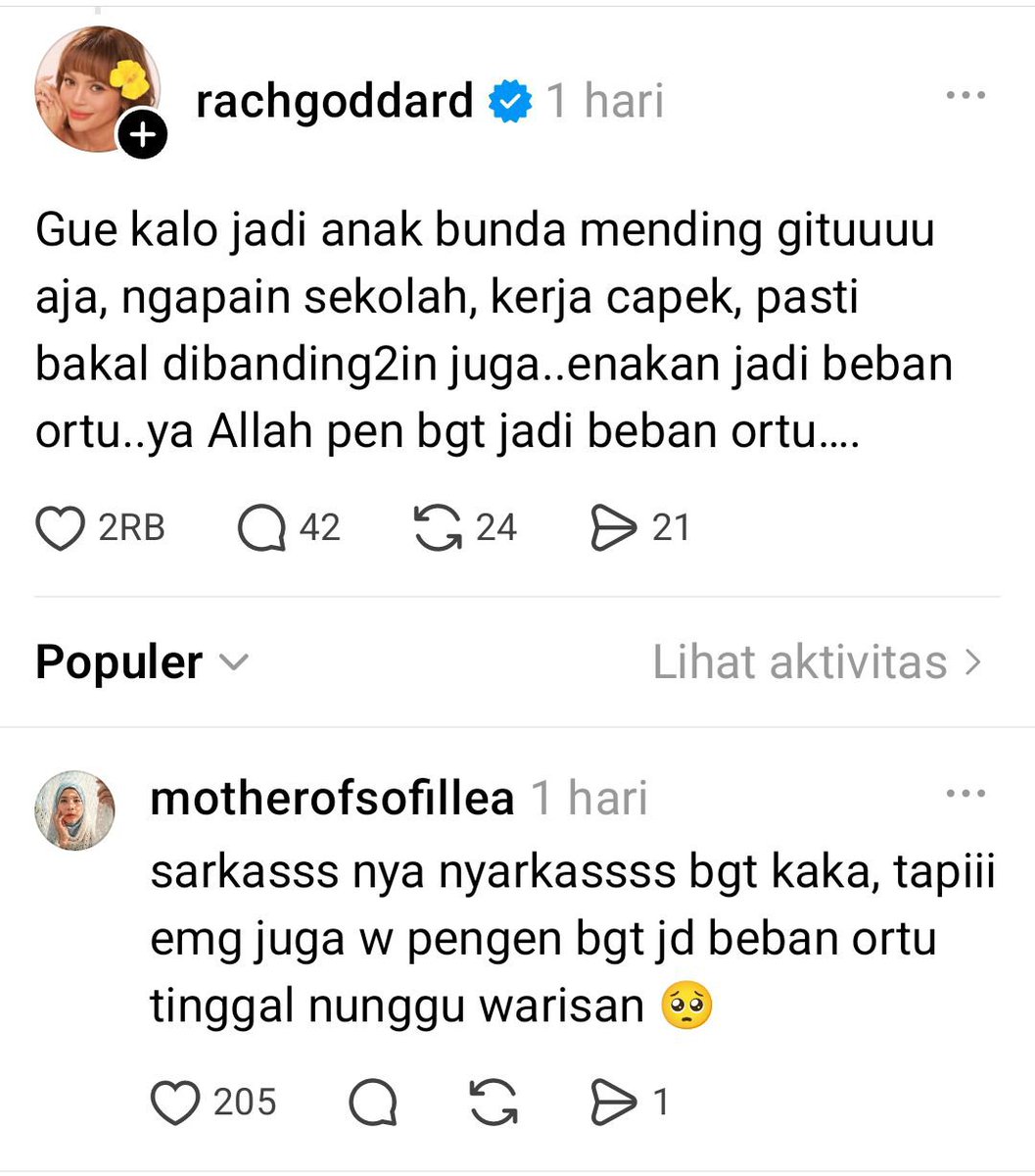 999o7i's tweet photo. Queen mertua Alyssa gak kuat jg dpt kritikan netijen yg dikatain g mau kerja keras jd kismin. 

Maia akhirnya privat akun threads usai banyak cibiran soal kerja keras biar gak miskin. 

Jerome ampe nyindir klo start awal punya 10 M smua yg kerja keras dr NOL akan kalah. Rachel ampe Gitasav jg nyindir