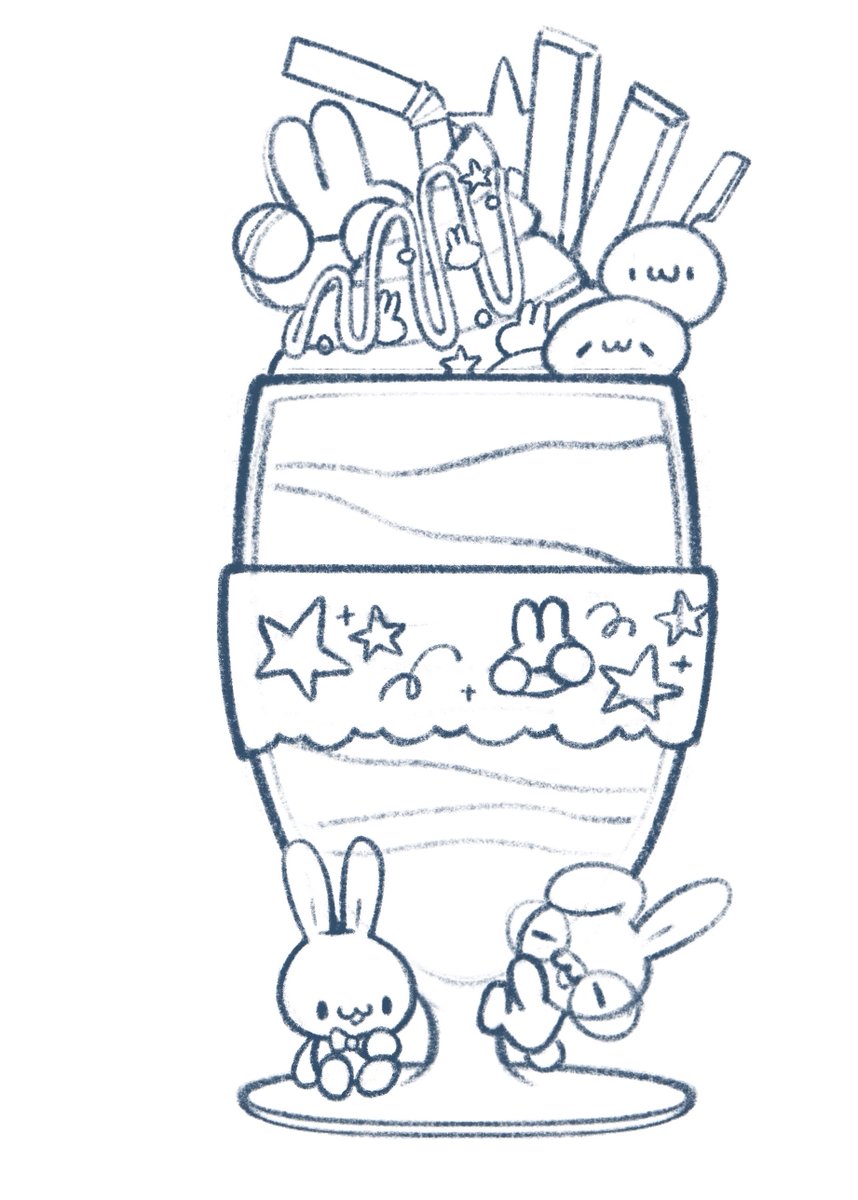me_meeyen's tweet photo. Pencil brush line art 
แวะมาเสิร์ฟก่อน4เมนู 🩵🧡🩷💚🐰 
ชอบแก้วไหนครับบ https://t.co/b1fNF6XK8L