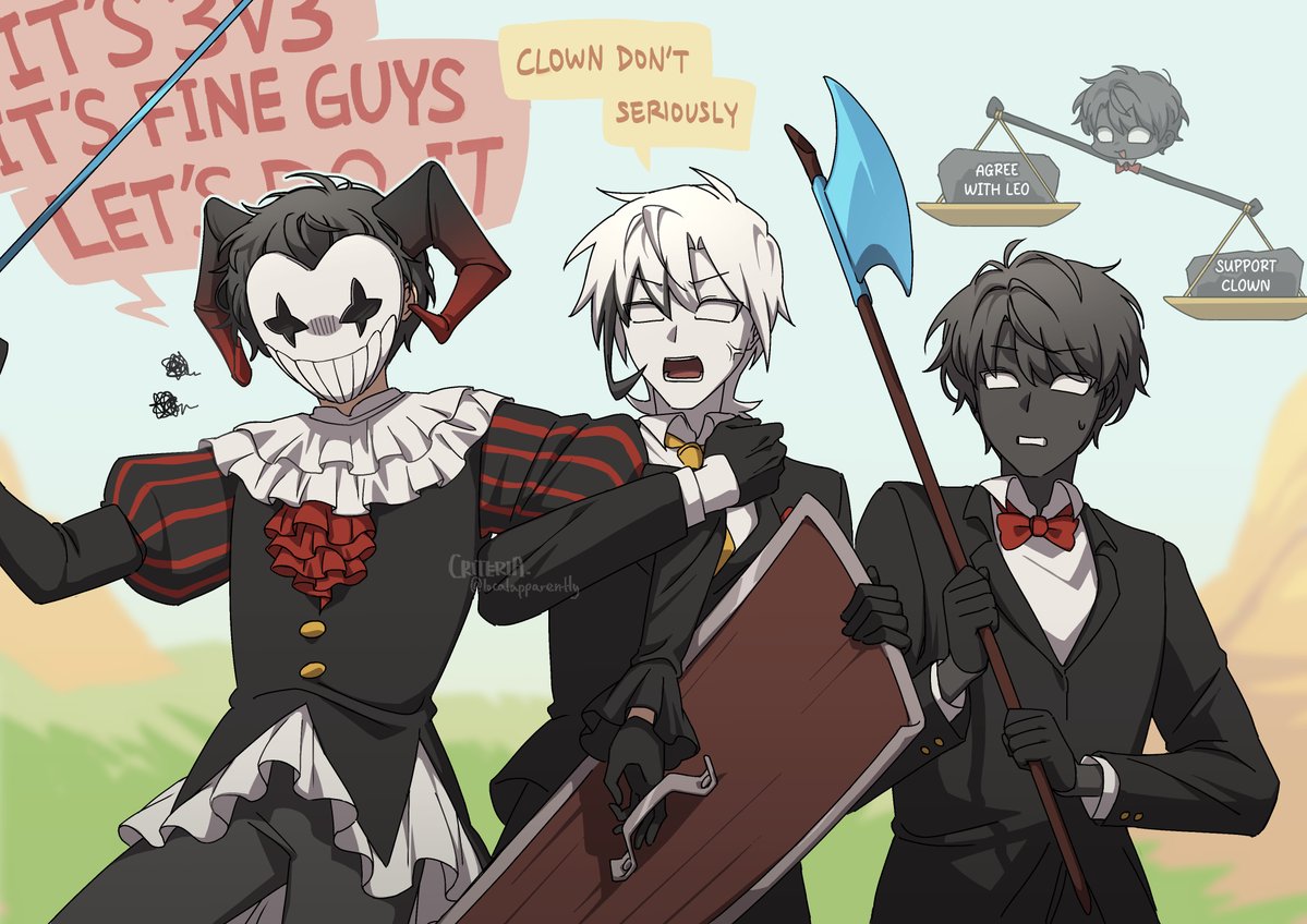 localapparently's tweet photo. collection of pmc #clownpiercefanart #leowookfanart #minutetechfanart https://t.co/mA6EAunUGu