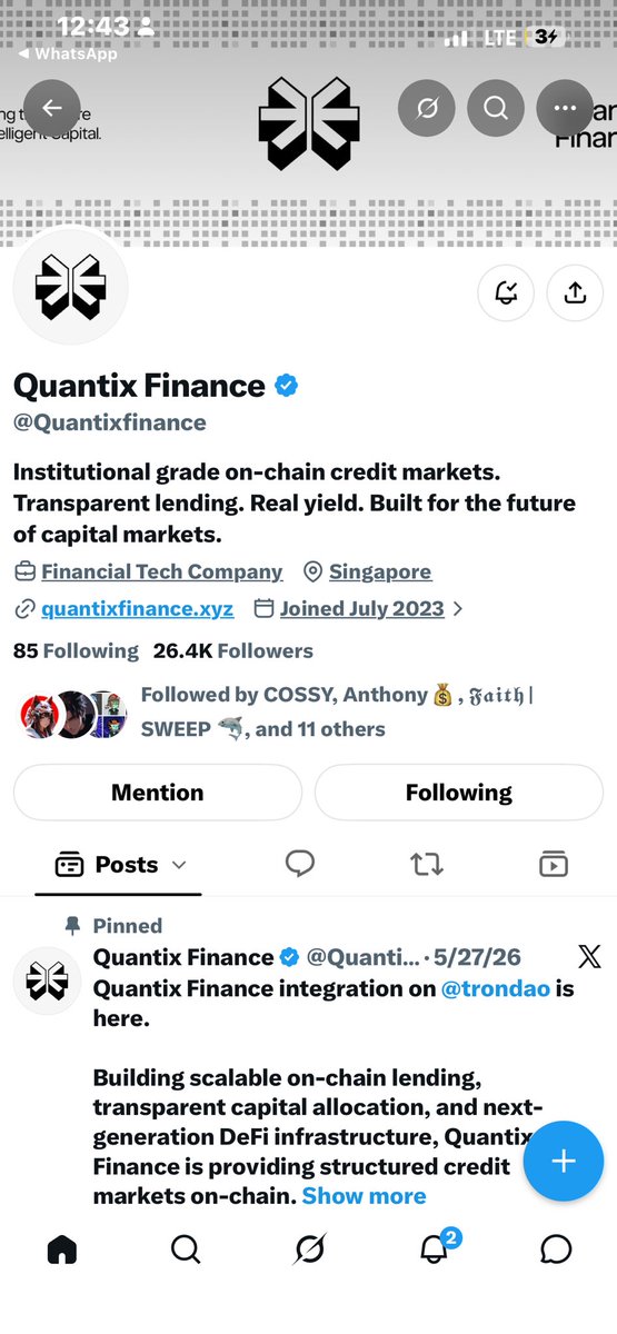 Samson2120's tweet photo. @Quantixfinance @token2049 @F1 @Max33Verstappen @MEXC TYWRQyB6yFm6AhkAW6Ejt57bibDUskd1NV https://t.co/3doohjAQTA