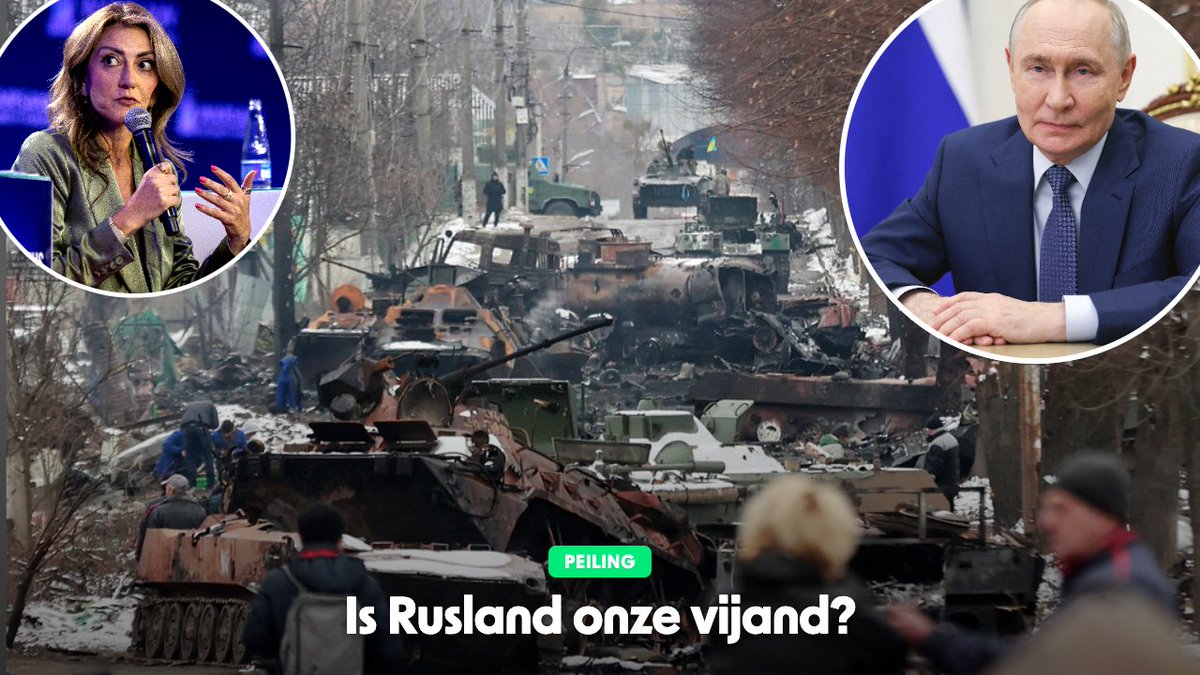 ongehoordnedtv's tweet photo. Minister van Defensie Yesilgöz heeft in de Tweede Kamer gezegd: “Rusland is onze vijand.”

Wat vindt u: Is Rusland onze vijand?
• Ja
• Nee

Stem mee via https://t.co/Dyy2rCeaVh

Kijk voor de uitslag morgen naar Ongehoord Nieuws om 12.15 uur live op NPO 1. https://t.co/o46AphFXFY