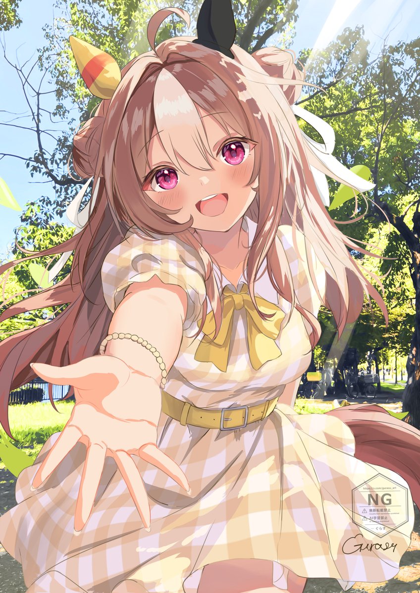 gurasu_art's tweet photo. 「初恋ハンター」

#ウマ娘ㅤ 
#コパノリッキー https://t.co/O0hilJMlMe