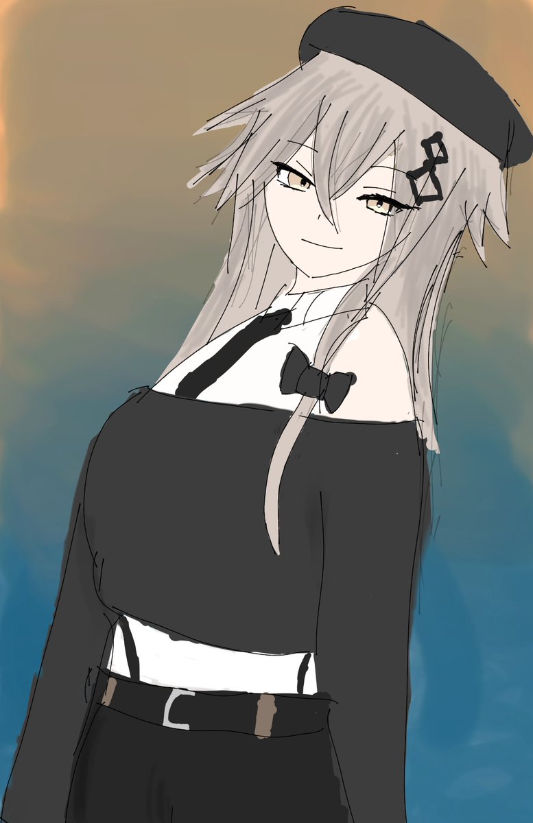 kasumisou_16's tweet photo. 作品タイトル： 夕方
名前：かすみはな
描いたキャラクター：シノノメ
一言：旅行中にスマホ+指で描いとる。シェイドングとラインアートはわからない、でもとりあえず、シノノメはいいぞ
#SASIKIZUイラコン https://t.co/YcdHCmS2bg
