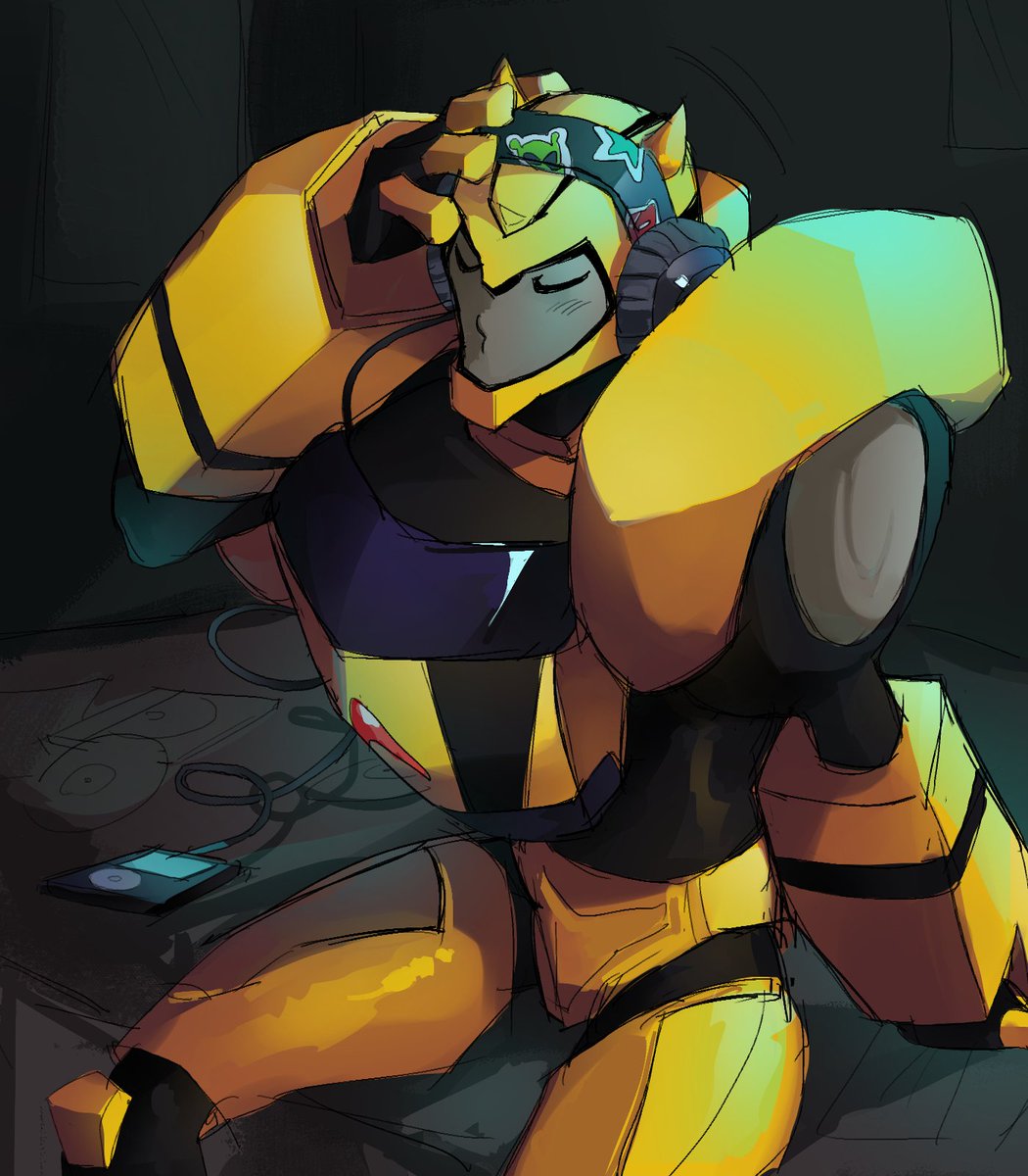 CYB3RPR1NCE's tweet photo. #bumblebee #TFA  sweet tunes https://t.co/NS1PGcpiLB