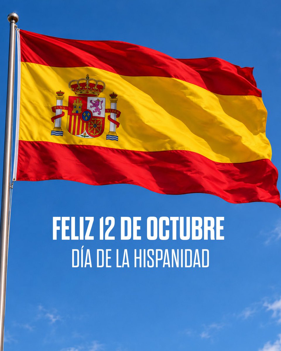 LevanteUD's tweet photo. 🇪🇸 ¡Feliz 12 de octubre!
Día de la Hispanidad. https://t.co/ItGArLpzYx