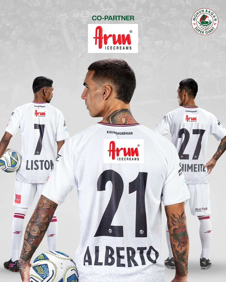 mohunbagansg's tweet photo. Making this season a little sweeter! ๐ฆ
Excited to have Arun Icecreams with us once again! ๐ค
#MBSG #JoyMohunBagan #เฆเฆฎเฆฐเฆพเฆธเฆฌเงเฆเฆฎเงเฆฐเงเฆจ https://t.co/PIG6yL6p4h