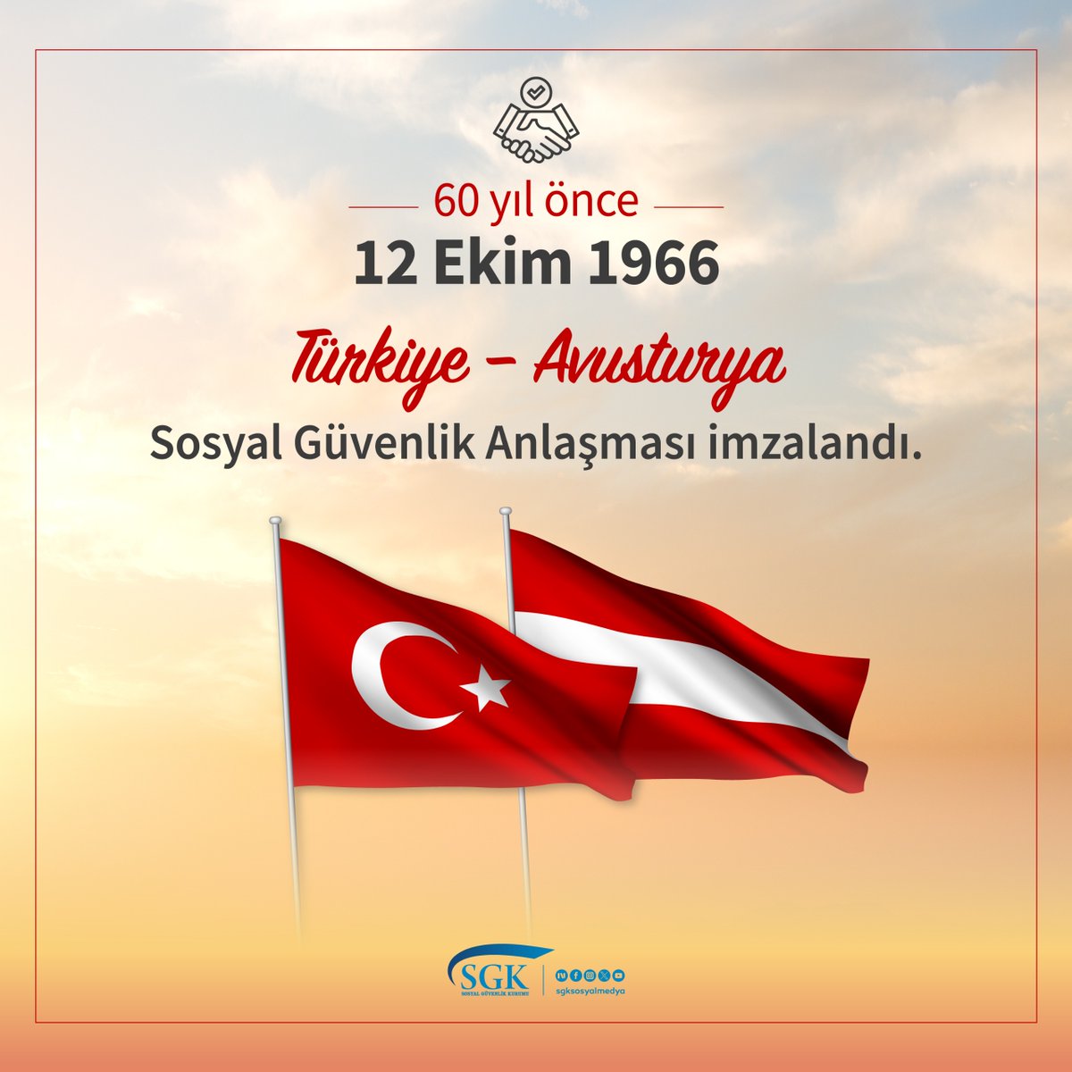 sgksosyalmedya's tweet photo. Sosyal Güvenlik Anlaşması ile #Türkiye ve #Avusturya vatandaşlarının #sosyalgüvenlik hakları 60 yıldır güvence altında.

🔗 https://t.co/7BA760sCFT https://t.co/iQ9moxNVgC