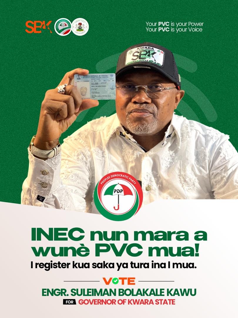 El_yusufy's tweet photo. @EngrKaleKawu (SBK), the PDP Gubernatorial Candidate, reminds us that democracy works best when the people actively participate.

#VoteSBK #VotePDP #SBK2027
#KawuFawenu #KawuFawenu2027 https://t.co/YajquQekze
