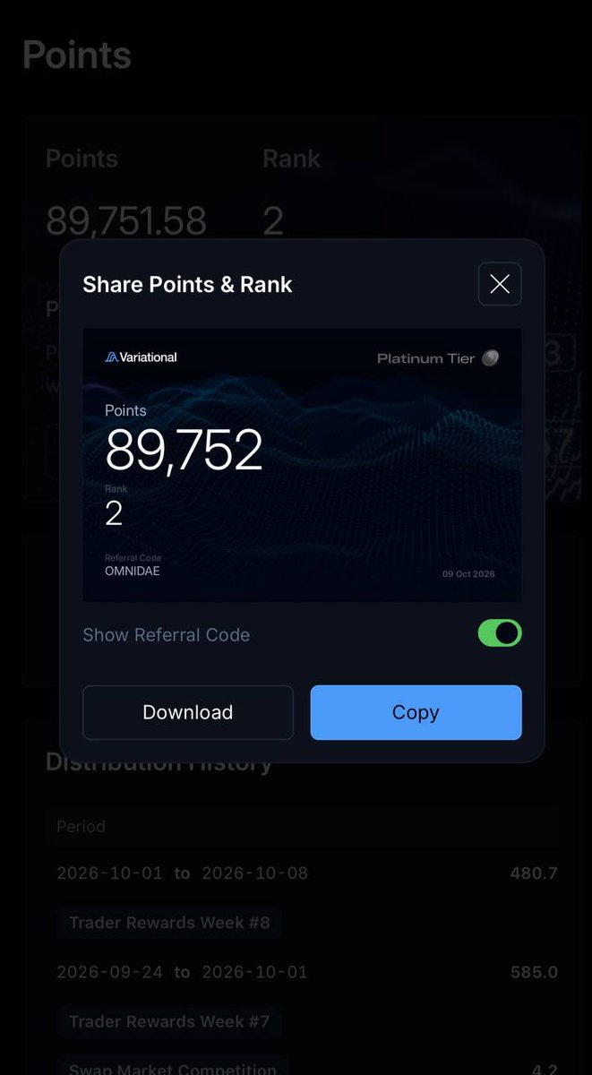 linenmito's tweet photo. A Simple Guide to Farming Perp-Dexs Efficiently

Cumulatively, we have made around  7 to 8figures interacting with PerpDexs: $HYPE, $ASTER, $LIT, etc.

And today, we are ranked No2 on the @variational_io Point Leaderboard with over 89K points already, and ranked 17 on @BitMEX Notional LB with over 1,300 $BTC in profits.

IWe have shared this before and will still share it again. Here’s How You Should Really Farm Perp DEX Airdrops the right way:

Most people farm Perp DEX airdrops the wrong way.

- They spam trades.
- They over-leverage.
- They force volume in one or two days.

That isn't always efficient.

Perp DEX airdrops historically reward behavior, top/hidden metrics, and not spammed volume alone.

Here’s how I farm Perp DEX airdrops 👇

1. Consistency beats volume
Small trades across many days outperform one-off volume spikes. 

Active days + real fees matter more than spammed volumes.

2.  Trade like a real user
- Use market & limit orders.
- Trade multiple pairs.
- Set TP/SL occasionally.
Protocols track usage patterns, not just numbers.

3. Pay organic fees
- Avoid obvious wash trading.
- Airdrops reward traders who contribute real activity, not bots.

4. Capital Preservation
Most winners start by prioritizing capital preservation first, then capital efficiency.
- Hedge and protect your positions (You can use Delta-neutral)
- Focus on preserving capital than earning more points
- Use StopLoss, size each position even before execution, mitigate losses ASAP.

5. Stay within Community that Share Same Goals are you
- Stay within the same community you share similar goals with
- Keep tabs of projects you are actively interacting with
- Stay within the similar community