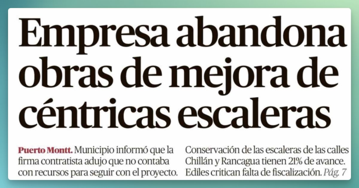 abernales's tweet photo. Estas escaleras son fundamentales para el desplazamiento de nuestros vecinos. La semana pasada denunciamos su situación y hoy, al menos, conocemos las razones del problema. Ahora esperamos soluciones y que se habiliten a la brevedad. Los vecinos no pueden seguir esperando. https://t.co/Lx9jPUlkZc
