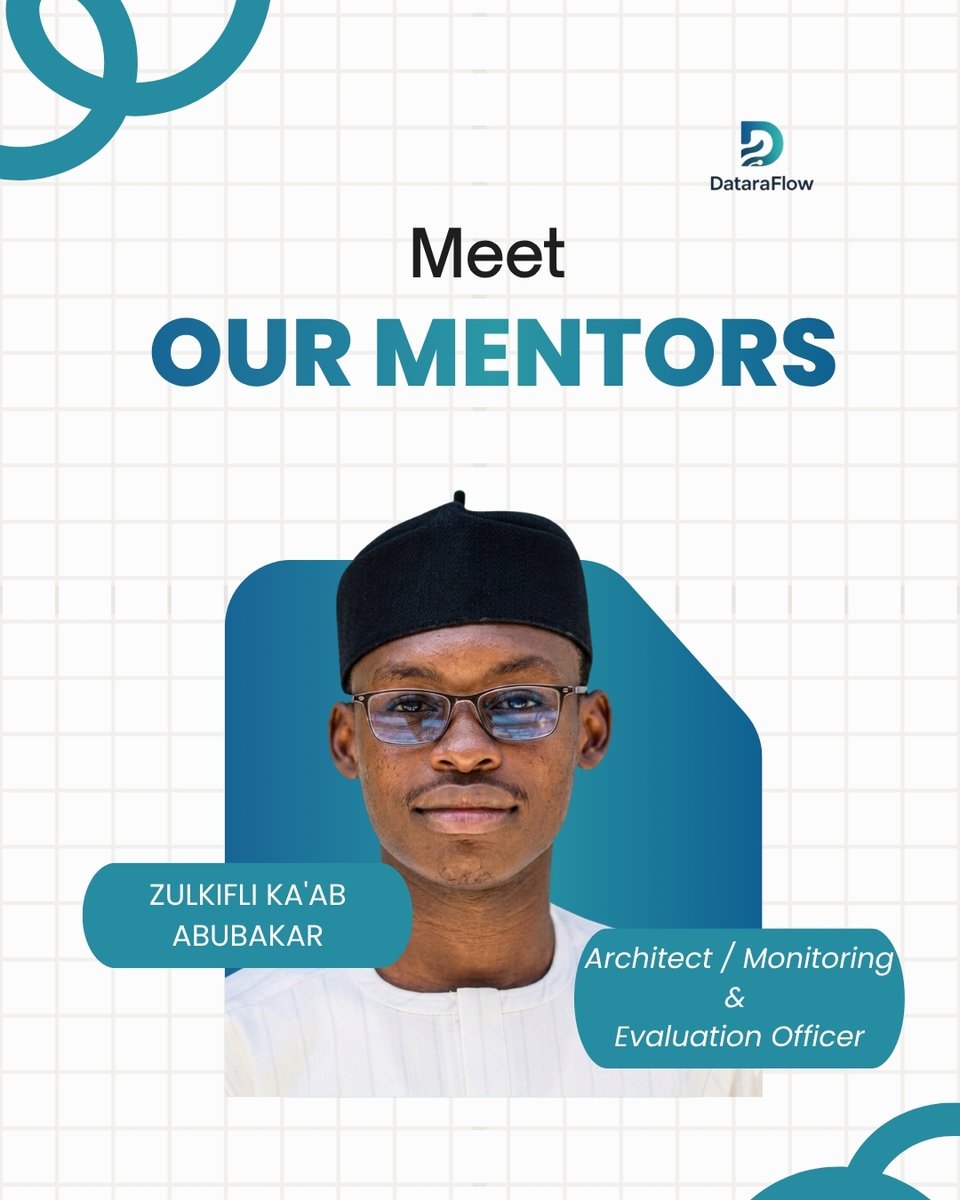 DataraFlow's tweet photo. Meet our mentor, Zulkifli Ka’ab Abubakar, an Architect, M&amp;E Officer, and founder of Paradox Constructs Ng and Digital Tech Titans. He is passionate about youth empowerment and using tech for community impact. Welcome to the DataraFlow team.

#DataraFlow #MeetOurMentors #Mentors https://t.co/uQ1NL5warC