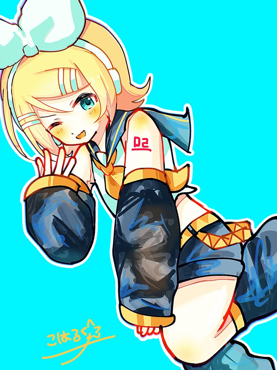 koharuku1014's tweet photo. #三連休はフォロワーが増えるらしい 
#絵柄が好みって人にフォローされたい

鏡音リン中心で絵描いてます〜！
あと曲もちょっと作ってます https://t.co/y0icmzGbIP