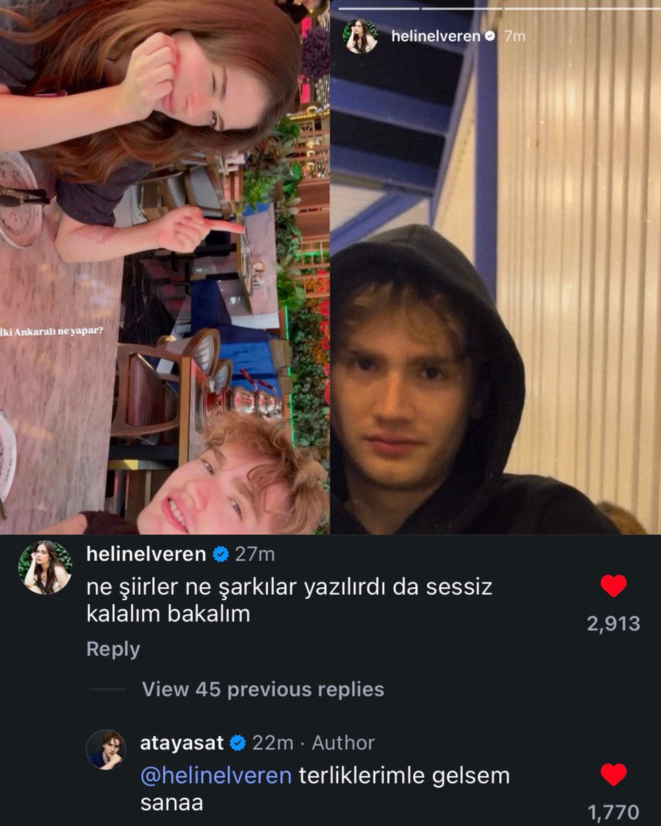 michithvlix's tweet photo. manita olduklarını aşırı belli eden iki story attılar artık açıkça romantik yorumlar yapıyorlar diziye sktir çekmeye de başladılar şu saatten sonra her an öpüşme el ele tutuşmalı görüntü alabiliriz https://t.co/s1XR8X3ndq