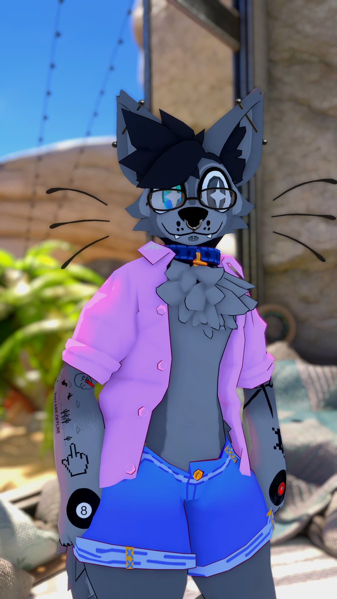 TwoZeroNik's tweet photo. Felt cute, might delete later.
#furry #vrchat https://t.co/hKhq1tWp86