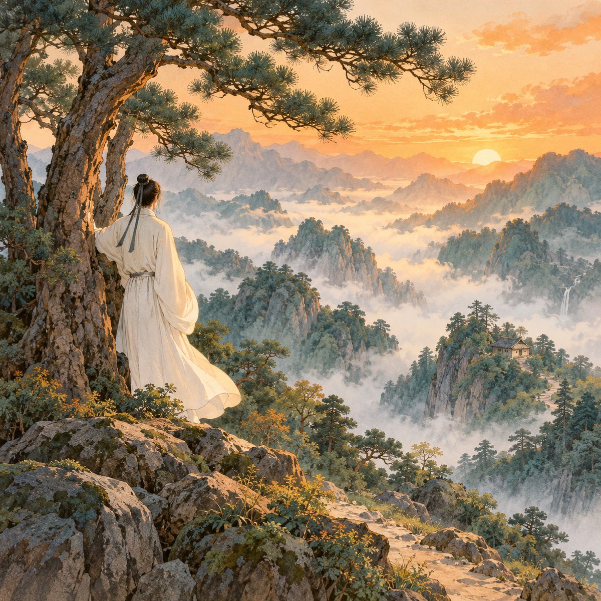 inkroom_cn's tweet photo. @jiewenhe17368 竹之山老师受邀试了 InkRoom，用李白《访戴天山道士不遇》画了一张国画，说对诗意理解得不错。谢谢你认真试、认真说🙏

我们也照着画了四张：
犬吠水声中，桃花带露浓
树深时见鹿
飞泉挂碧峰
愁倚两三松

你心里那幅，也来画画 👇
https://t.co/gf0LtNZaQI
https://t.co/kwZcETMKcV https://t.co/3nuF1awI0c