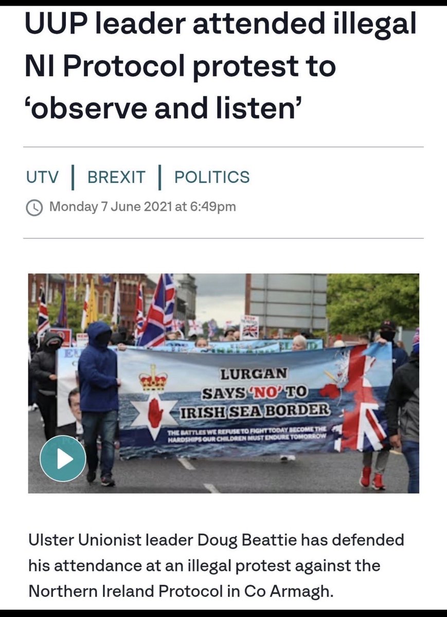 WeeDogWalker's tweet photo. @radioulster #Talkback I hear we are back to the day about Black Propaganda!
Disgusting that these loyalists are permitted to spread Black Propaganda!
He has no foundation for this claim.
Unionist were very fond of parades and blocking roads over GFA, and the Irish Sea Border https://t.co/jQwiEiYTpK