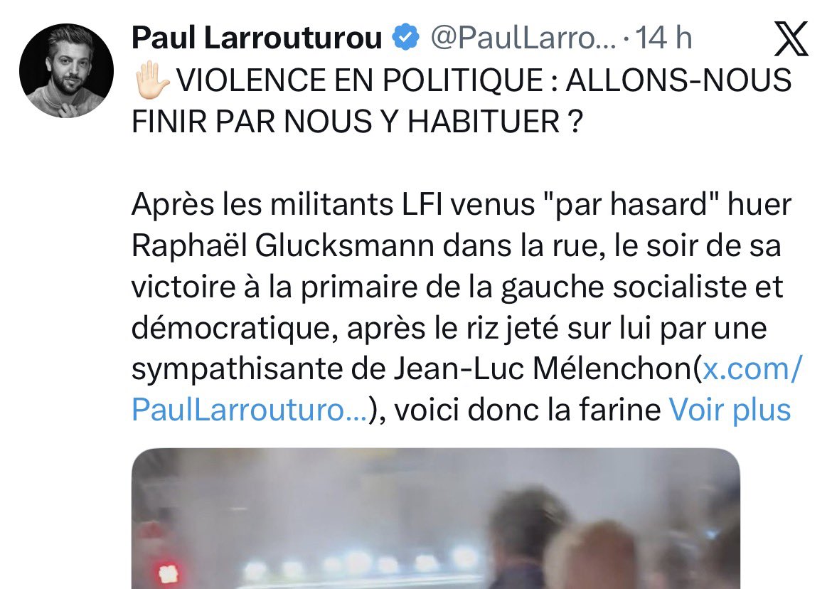 FredSochard's tweet photo. Mâchoire fracassée, main arrachée, visage éborgné… 
Paul : 😴

Lancer de riz, jet de farine…
Paul 👇 https://t.co/SRw1vTYKXl