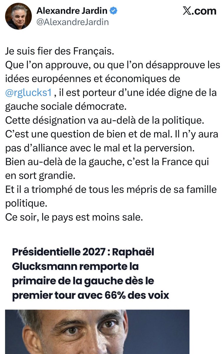 f_philippot's tweet photo. Sans surprise, son refus obstiné de dénoncer l’UE était déjà un signe.

➡️ Notre combat : sauver la France par le Frexit ! https://t.co/EoWiOtppfg