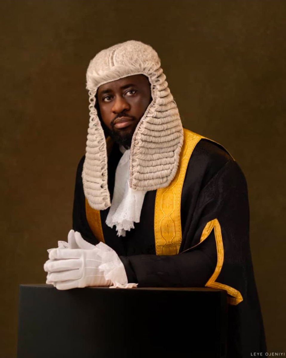 AO1379's tweet photo. So glad to see a lot of my people take the silk today. Wale Fapohunda, Gbenga Ajala, Soibi Ovia, Jide Salami, Yinka Ajenifuja; and especially my egbon, the Ekiti State Solicitor-General, Gbemiga Adaramola. Congratulations! https://t.co/liCnV81M24