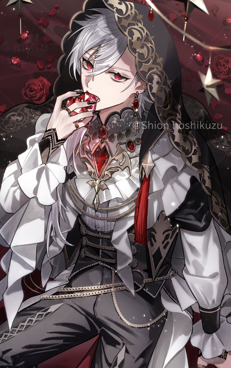Shion_hoshikuzu's tweet photo. ♦️𝐁𝐥𝐨𝐨𝐝𝐲 𝐀𝐥𝐞𝐱𝐚𝐧𝐝𝐫𝐢𝐭𝐞💎
変色効果をもつ非常に希少な宝石
#KuzuArt https://t.co/PnnfKKOzIE