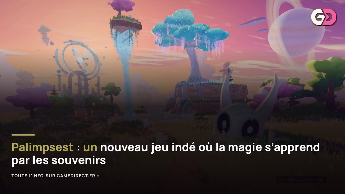 GameDirectFR's tweet photo. 🚨 Palimpsest : un nouveau jeu indé où la magie s’apprend par les souvenirs

Palimpsest dévoile son aventure magique sur Steam.

https://t.co/nFQaF71QSt

#PalimpsestWhereMagicRemembers #JeuxVideo https://t.co/o9jLO2BzeG